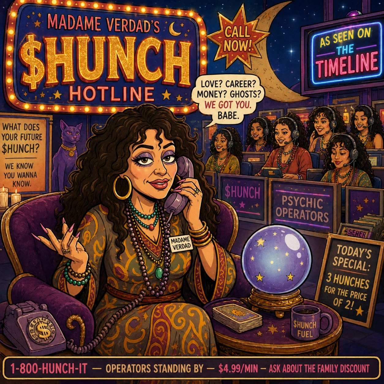 $HUNCH Hotline propaganda