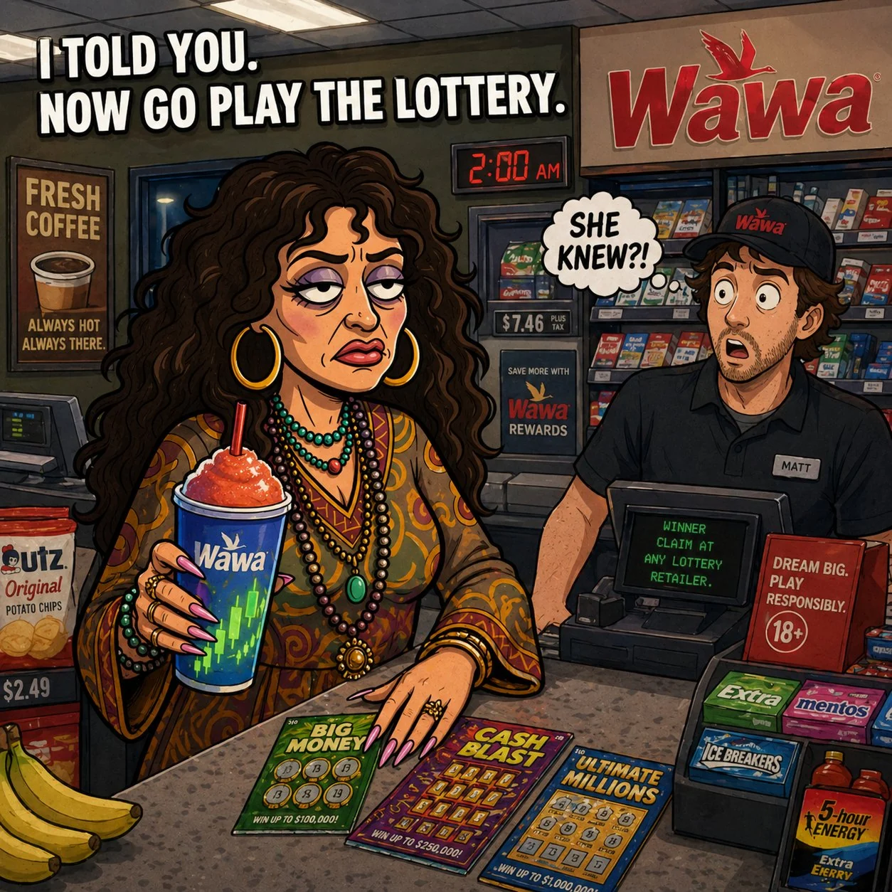 $HUNCH Wawa first screenshots propaganda