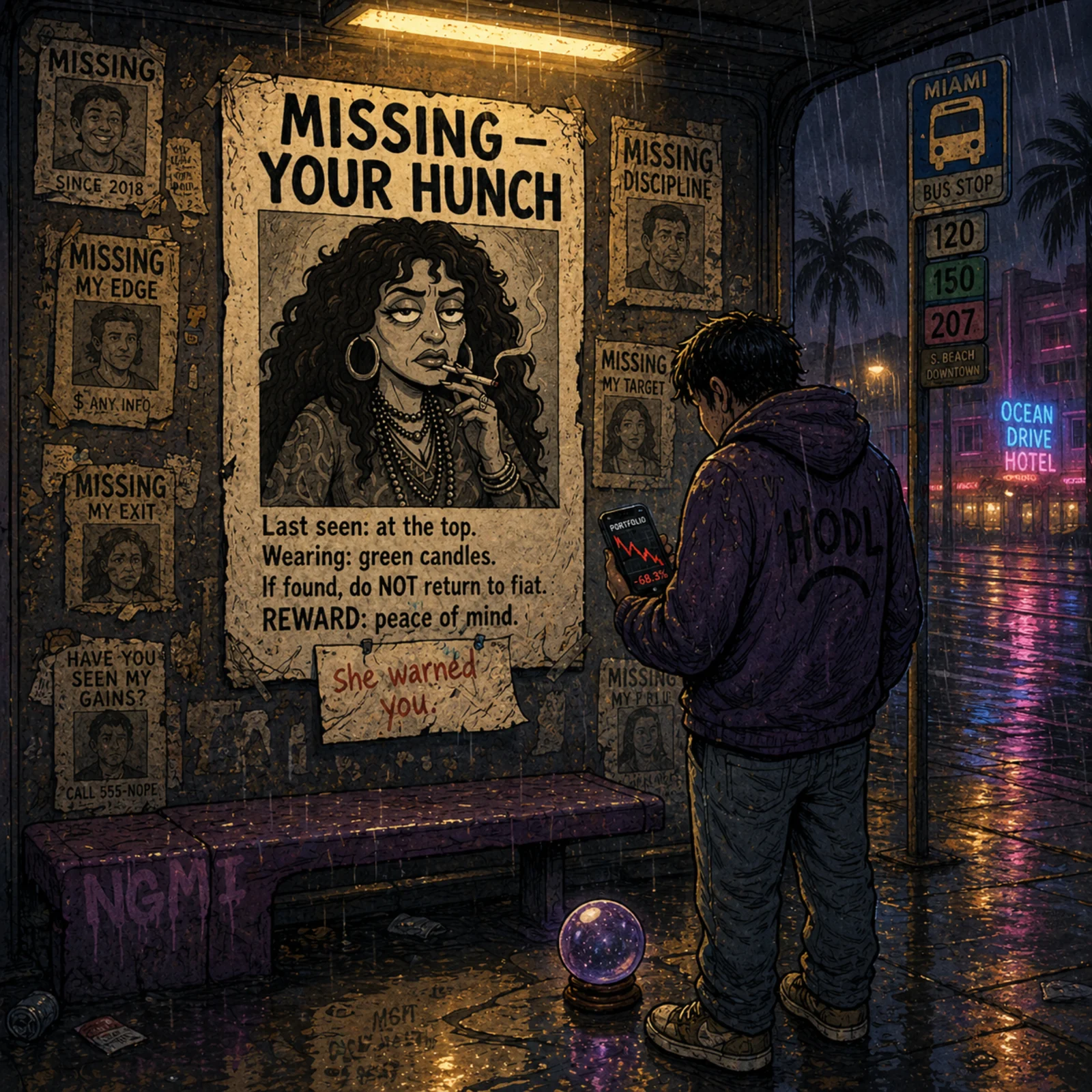 $HUNCH missing your hunch propaganda